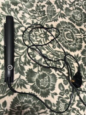 ghd Eclipse 1” Professional Flat Iron Hair Straightener Black Tested Working